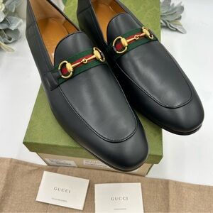 Men’s Gucci JORDAAN horse bit loafers size 13 made in Italy